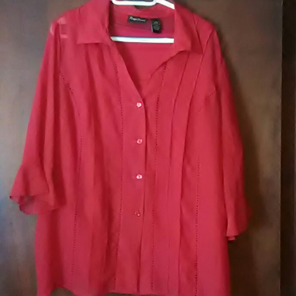 Red blouse